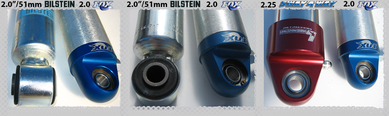 Compare Fox and Bilstein