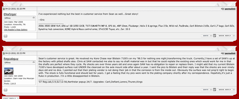 LORENZindustries Customer Feedback